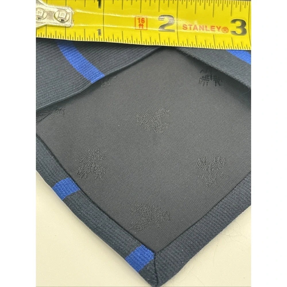 Brooks Brothers Makers Silk Tie Navy Royal Blue Striped 63
